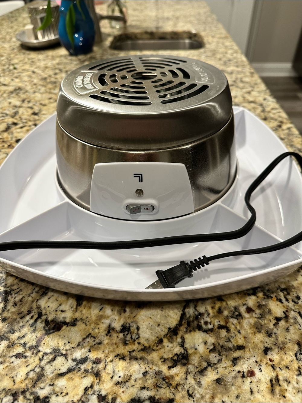 Sharper Image S’mores Indoor Flameless Stainless Steel Electric Burner & Tray